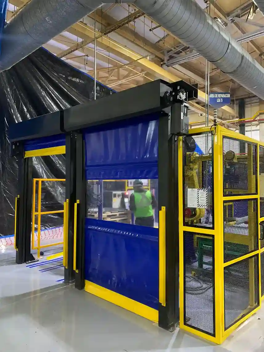 Puerta rápida para celdas robotizadas Vulcan